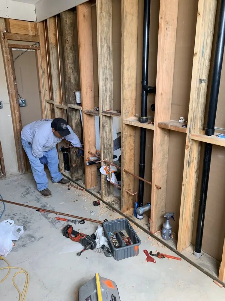 Commercial rough-in plumbing for Water Heater Replacement in Sperry Springs